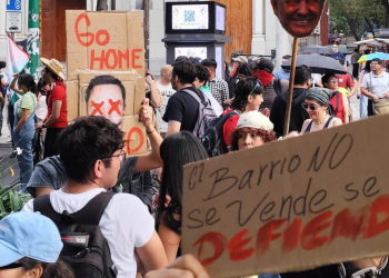 gentrificación ciudad-de-méxico protesta