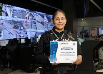 Policía-de-san-nicolás-karla-chairez-menores-de-edad-reconocimiento - Capitanes Regios