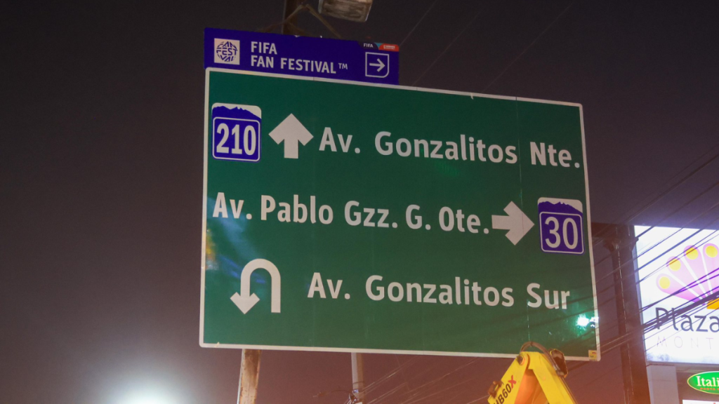 Nueva Señalización Para La Obra Vial En Gonzalitos Como Parte De Las Mejoras De Realidades Regias