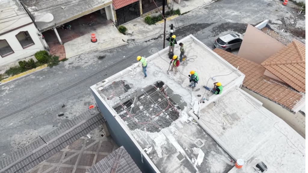 Avanza Un 18 Por Ciento La Demolición De La Rotonda De Las Casas En Avenida Leones - Capitanes Regios