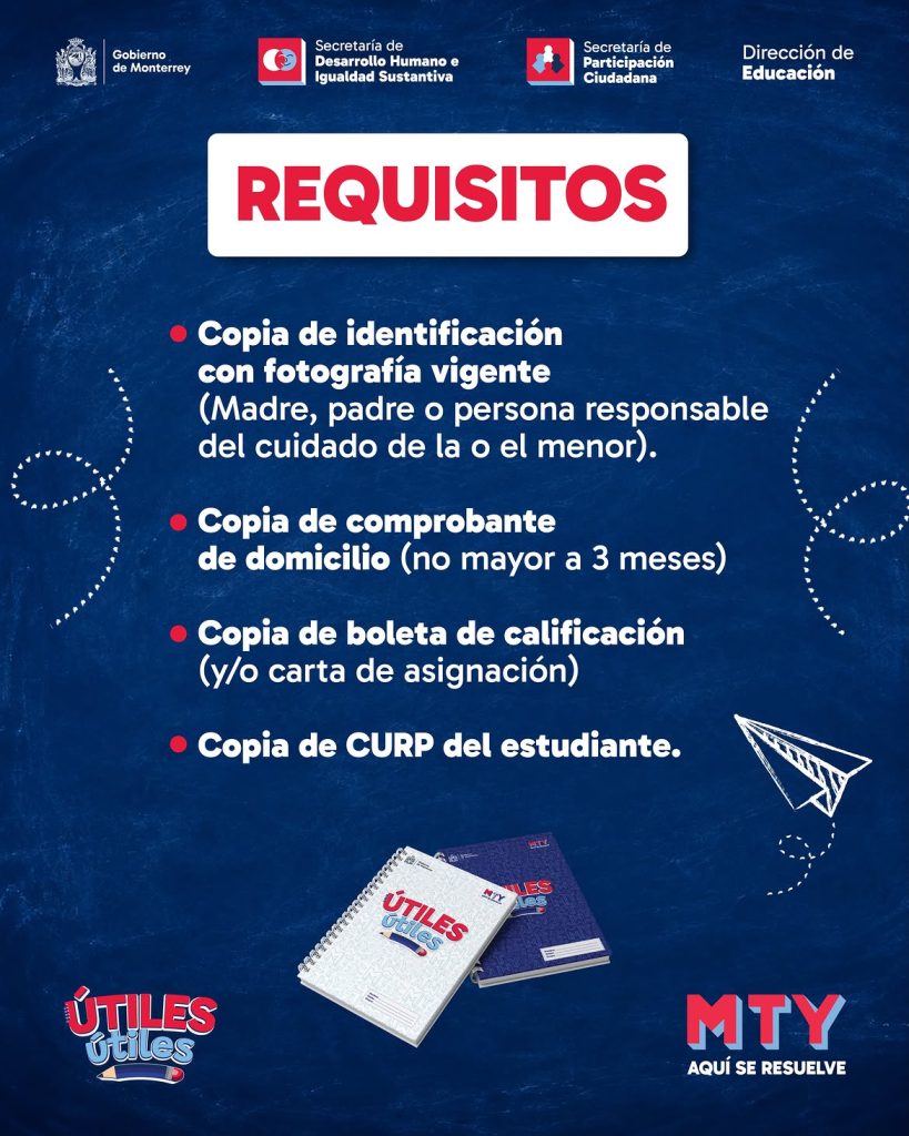útiles-escolares-gratuitos-educación-básica-ciclo-escolar-paquetes-oficiales-sedes-operativas - Capitanes Regios