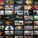 1366_2000 - Capitanes Regios Grid of Colorful Video Game Cover Thumbnails in Rows and Columns. - Capitanes Regios